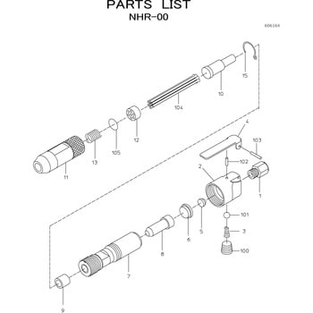 针式除垢器 NHR-00 零件日本气动制造株式会社17509001